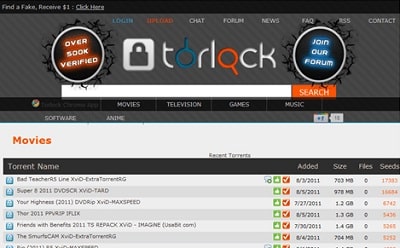 4. TorLock – torrent sites working in india